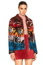 No. 21 Tropical Cardigan In Red,abstract