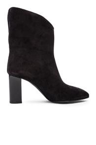 Acne Studios Suede Ava Boots In Black