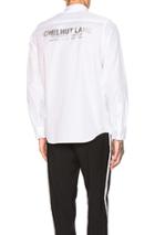 Helmut Lang Printed Shirt In White