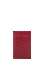 Comme Des Garcons Star Embossed Bill Fold In Red,geometric Print