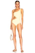 Solid & Striped Claudia Swimsuit In Yellow