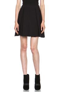Proenza Schouler Suiting Pleated Skirt In Black