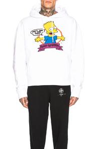 Off-white Bart Hoodie In White