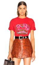Fendi Trevi Falls Embellished Graphic Tee In Red