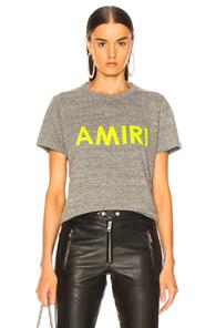Amiri Tee In Gray,yellow