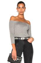 Rag & Bone/jean Donna Rib Top In Gray