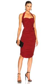Norma Kamali Bill Dress In Red