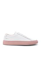 Common Projects Leather Achilles Low In White