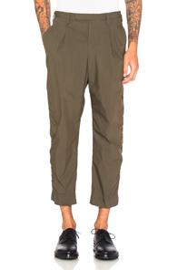 Kolor Beacon Elastic Waistband Trousers In Green
