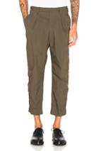 Kolor Beacon Elastic Waistband Trousers In Green