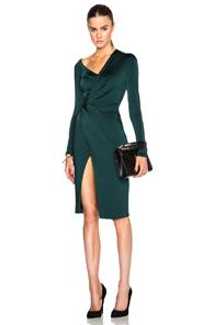 Yigal Azrouel Asymmetrical Dress In Green