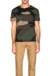 Valentino Tee In Camo,green