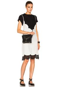 Frankie Lace Trim Dress In White