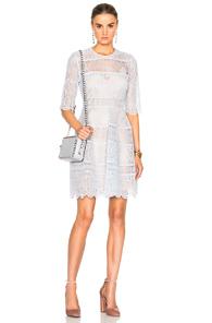 Zimmermann Adorn Mini Bell Dress In Blue