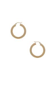 Erth 14k Gold Hoop Xxx Earring In Metallics