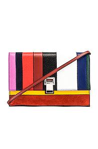Proenza Schouler Small Patchwork Bag In Red