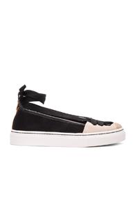 Flamingos Canvas Valencia Flats In Neutrals,black