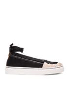 Flamingos Canvas Valencia Flats In Neutrals,black