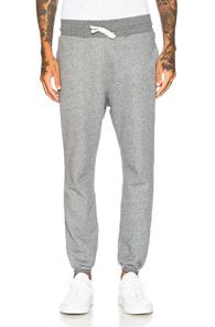 John Elliott Unfinished Edge Sweatpants In Gray