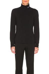 Calvin Klein 205w39nyc Logo Turtleneck In Black