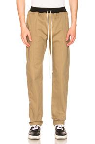 Fear Of God Selvedge Chino Baggy Trouser In Neutrals