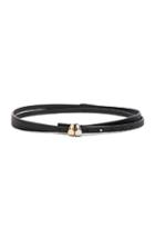 Maison Margiela Snakeskin Belt In Black