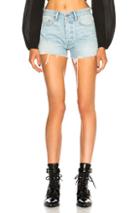 Grlfrnd Rigid Shorts In Blue