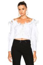 Preen By Thornton Bregazzi Jade Top In White