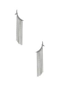 Oscar De La Renta Tendril Drop Earrings In Metallics