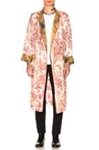 Pierre-louis Mascia Aloeuw Patchwork Robe In Red,floral