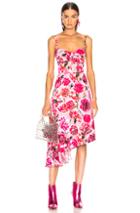 Carmen March Carnation Sleeveless Dress In Floral,pink
