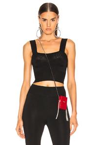 Fleur Du Mal Knit Bra Top In Black
