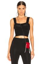 Fleur Du Mal Knit Bra Top In Black