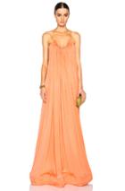 Stella Mccartney Long Dress In Orange