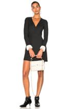 Philosophy Di Lorenzo Serafini Deep V Neck Dress In Black