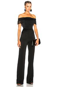 Galvan Conquista Jumpsuit In Black
