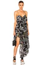 Preen By Thornton Bregazzi Adonis Dress In Black,floral