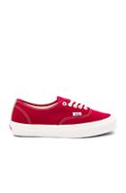 Vans Vault Og Authentic Lx In Red