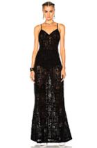Fenty By Puma Flocked Tulle Dress In Black