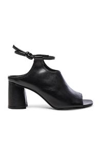3.1 Phillip Lim Leather Drum Heels In Black
