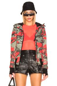 Canada Goose Dore Hoody In Camo,green,orange