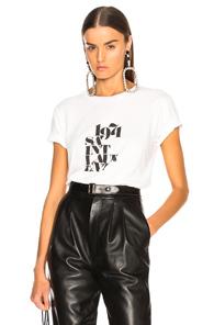 Saint Laurent 1971 Logo Tee In White