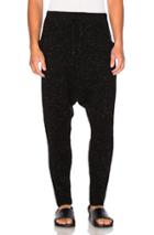 Baja East Cashmere Fisherman Rib Pants In Black