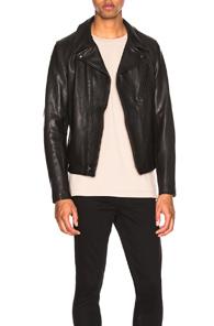 Schott Raven Lambskin Perfecto In Black