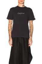 Yohji Yamamoto New Era Tee In Blue