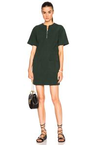 Nomia Pocket Dress In Green