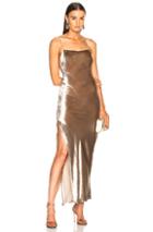 Fleur Du Mal Square Neck Dress In Neutral