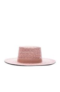 Janessa Leone Calla Bolero Hat In Pink