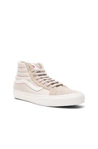 Vans Vault Og Canvas Sk8-hi Lx In Gray