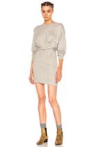Isabel Marant Etoile Fanley Sweatshirt Dress In Gray